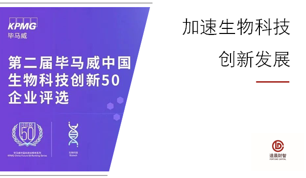 達晨多家投資企業(yè)榮登畢馬威中國第二屆生物科技50榜單 | 達晨Family